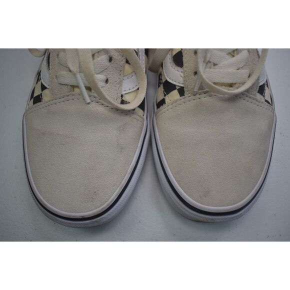 Vans Old Skool White Checkered Sneakers Womens Size 7.5 - Picture 8 of 11